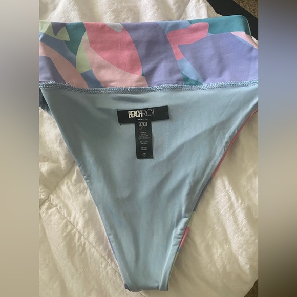 Beach Riot Highway Bikini Bottom in Mauve Mod Sz Small - Picture 6 of 8